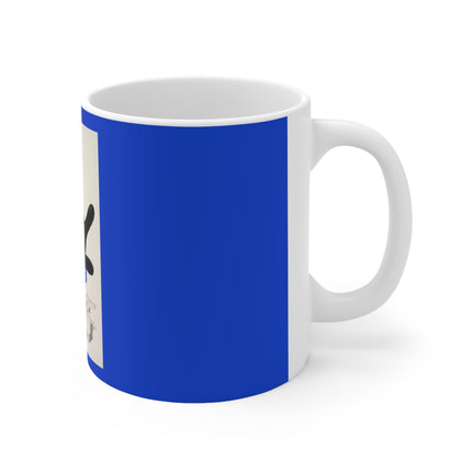 Illustrations of Japanese Toys Pl.009 by Kawasaki Kyosen Ceramic Mug 11oz