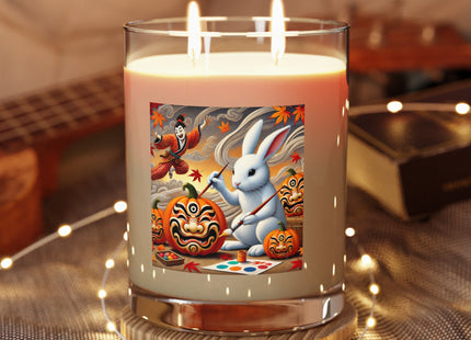 Halloween Rabbit’s Kabuki Jack-o’-Lanterns Scented Candle - Full Glass, 11oz