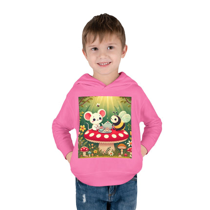 Tea Time Friends Toddler Pullover Fleece Hoodie