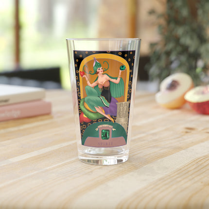 May & Emerald Zodiac Pint Glass