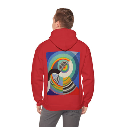 Rythme No. 3 by Robert Delaunay Heavy Blend™ Hooded Sweatshirt