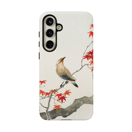 Japanese Bird on Maple by Ohara Koson Phone Cases