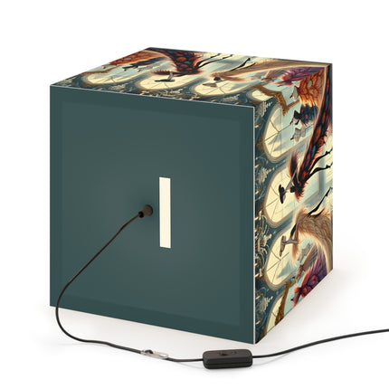 🧚👗 The Couture & Wings Light Cube Lamp – Fairy Fashion & Enchanted Glamour