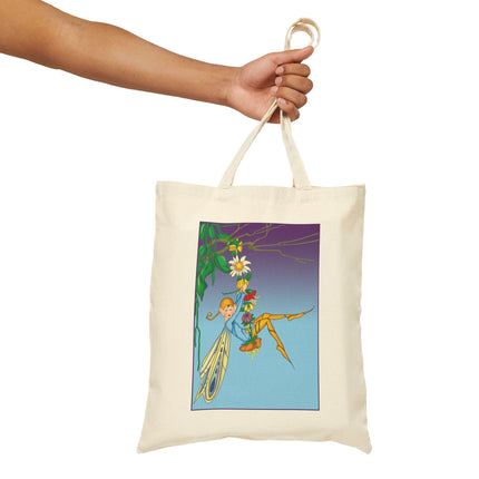 A Fairy's Delight Cotton Canvas Tote Bag