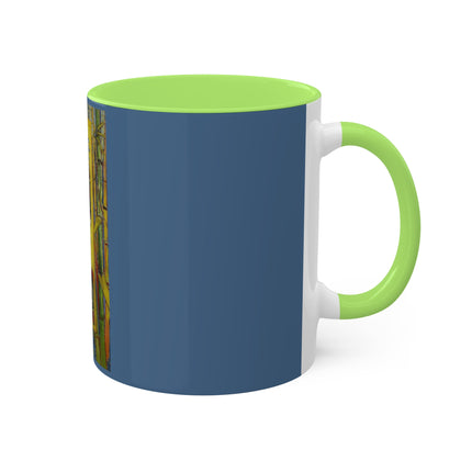Courtesan (after Eisen) by Vincent Van Gogh Colorful Mugs, 11oz