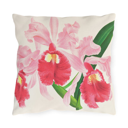 Cattleya Gigas by Jean Jules Linden Outdoor Pillows