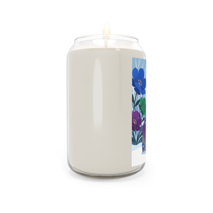 🎭🌸 The Lady Of The Winter Masquerade Scented Soy Candle – Art Deco Floral Fantasy