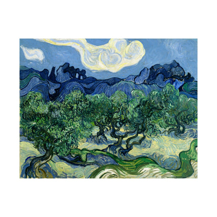 Olive Trees by Vincent Van Gogh Matte Horizontal Posters