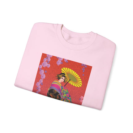 Enchanting Geisha Heavy Blend™ Crewneck Sweatshirt