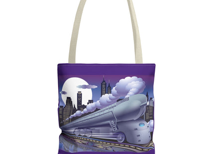 The Art Deco Bullet Train Tote Bag (AOP)