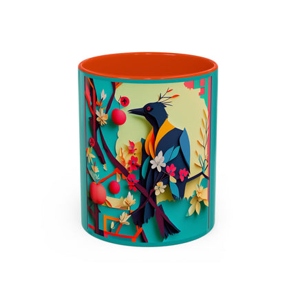 Curious Crow Colorful Mugs (11oz, 15oz)