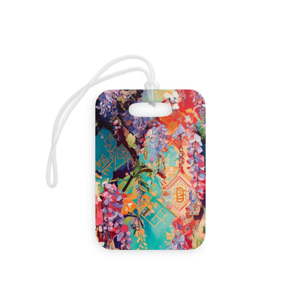 Golden Wisteria Symphony Luggage Tags