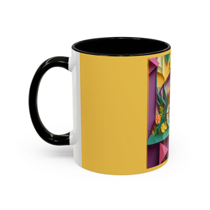 Origami Bicycle Colorful Mugs (11oz, 15oz)