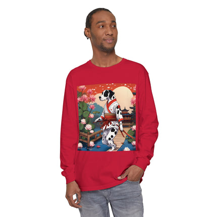 Doberman of the Rising Sun Long Sleeve T-Shirt
