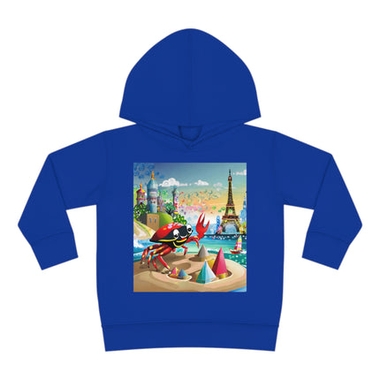 Crab Architect Toddler Pullover Fleece Hoodie