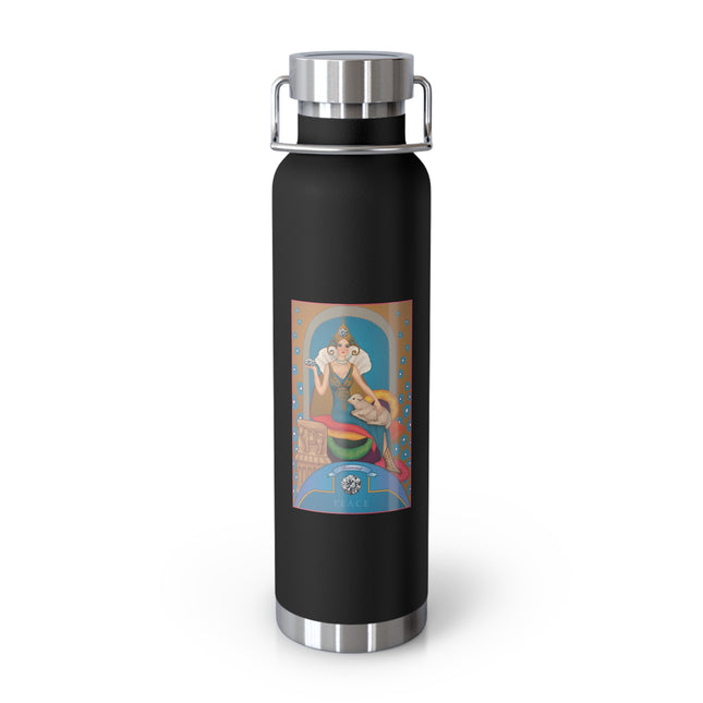 April & Diamond (from the Gem Series) by Sofia Chiostri Copper Vacuum Insulated Bottle, 22oz
