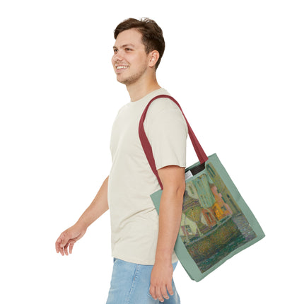 La Fontaine, Saint-Paul De Vence by Henri Le Sidaner Tote Bag (AOP)