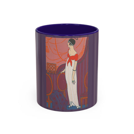 L’Entracte by Georges Lepape Colorful Mugs (11oz, 15oz)