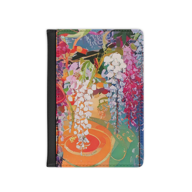 Golden Wisteria Elegance Passport Cover