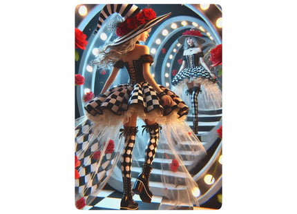 Halloween Witch Through the Mirror Playing Cards