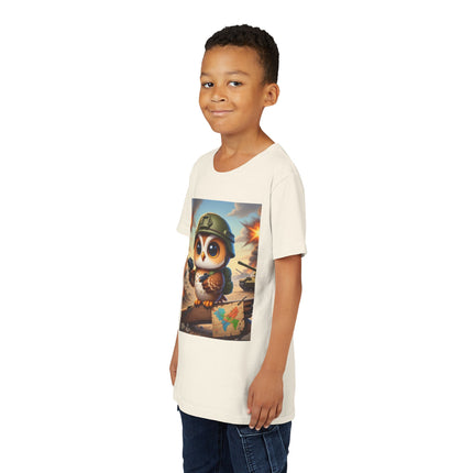 Owl on the Front Lines Youth Short Sleeve Tee