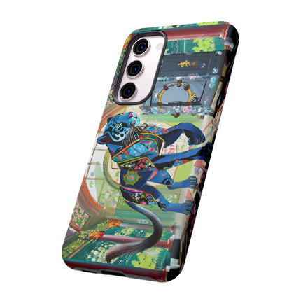 Cyber Panther's Hunt Phone Cases