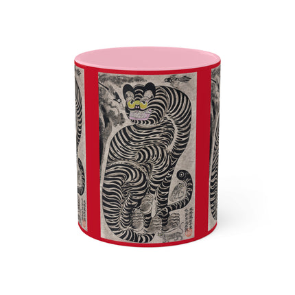 Talismanic Tiger Colorful Mugs, 11oz