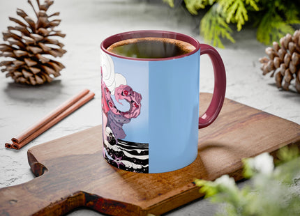 Goddess of the Swirling Sea Colorful Mugs (11oz, 15oz)
