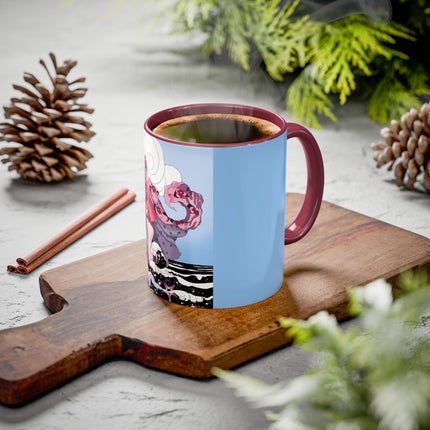 Goddess of the Swirling Sea Colorful Mugs (11oz, 15oz)
