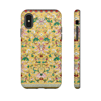 Yellow Botanical Pattern by Owen Jones Phone Cases