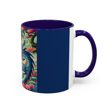 Mystic Guardian of the Sky Light Colorful Mugs (11oz, 15oz)
