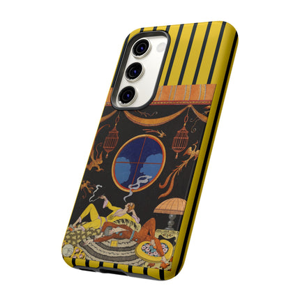 Falbalas et fanfreluches La paresse (Laziness) by George Barbier Phone Cases