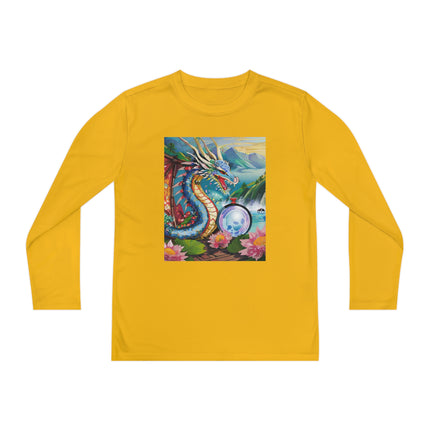 Wisdom's Guardian Youth Long Sleeve Competitor Tee – Dragon Magic & Ancient Wisdom