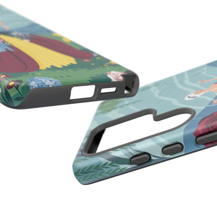 🌹🌿 The Willow Garden Promenade Phone Case – Art Deco Floral Elegance