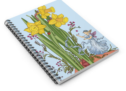 Daffodil Fairy Spiral Notebook - Ruled Line