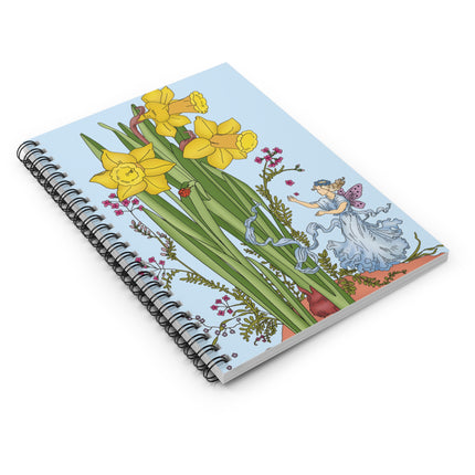 Daffodil Fairy Spiral Notebook - Ruled Line