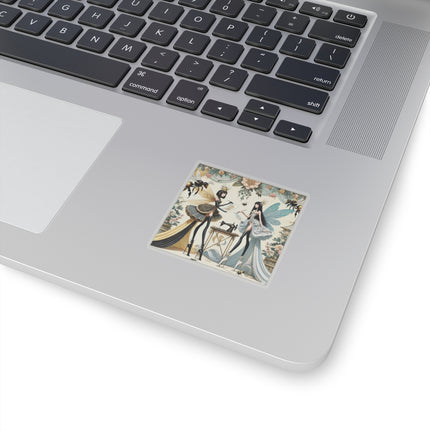 🧚✨ The Quiet Work of Fairies Kiss-Cut Sticker – Enchanted Atelier & Gentle Magic