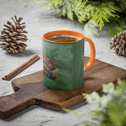 Crab on its Back by Vincent Van Gogh Colorful Mugs, 11oz