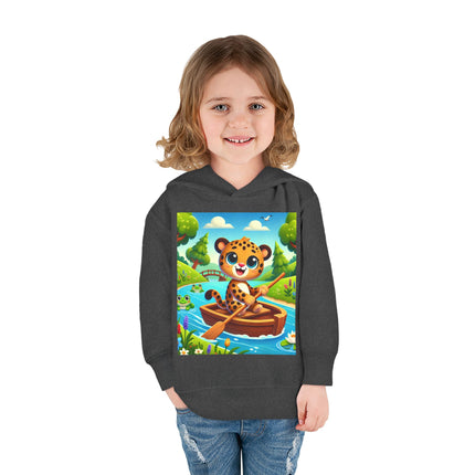 Little Explorer on the River Toddler Pullover Fleece Hoodie