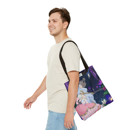 🌙🎶 The Moonlit Garden Serenade Tote Bag – Art Deco Musical Fantasy