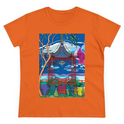 Serene Splendor Women's Midweight Cotton Tee