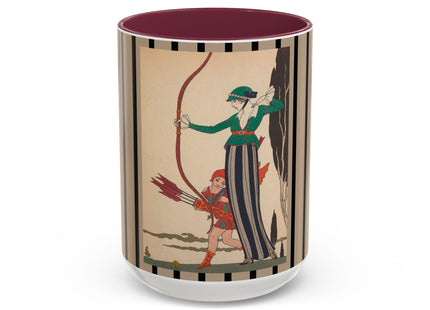 L'Arc Rouge by George Barbier Colorful Mugs (11oz, 15oz)