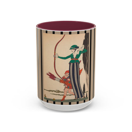 L'Arc Rouge by George Barbier Colorful Mugs (11oz, 15oz)