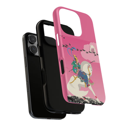 Samurai Princess on the White Steed Phone Case – Epic Grace & Mythic Power