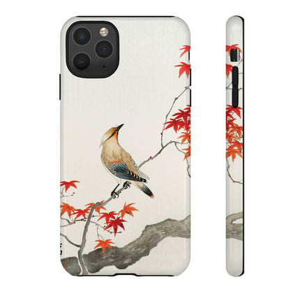 Japanese Bird on Maple by Ohara Koson Phone Cases