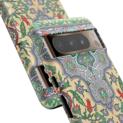 Arabic Art Pattern, Plate by Emile Prisse d’Avennes Phone Cases