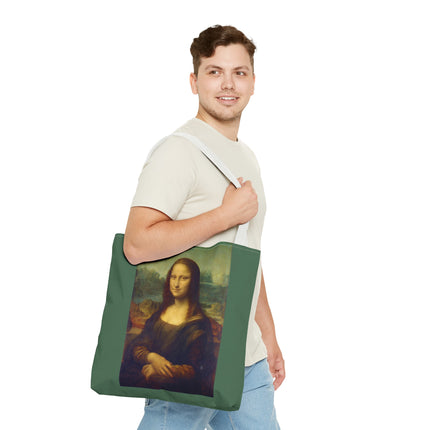 Mona Lisa by Leonardo da Vinci Tote Bag (AOP)