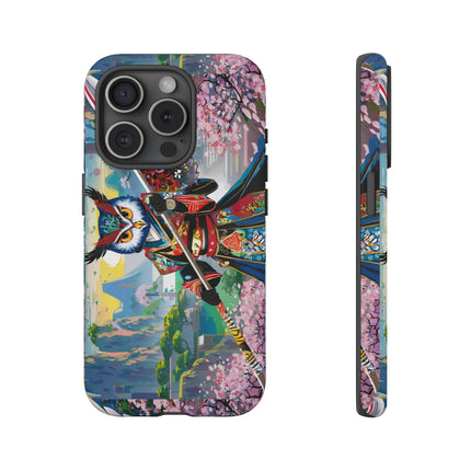 Cyberpunk Samurai Owl Phone Cases