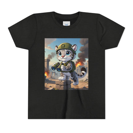 Snow Leopard Lookout Youth Short Sleeve Tee