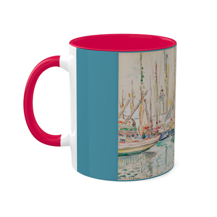 Groix by Paul Signac Colorful Mugs, 11oz